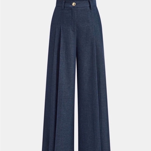 Commense Pants - Wide-Leg Charcoal Trousers